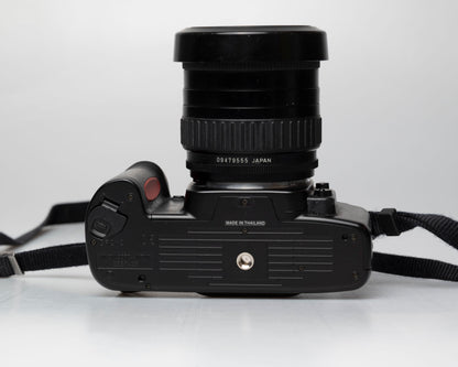 Nikon N65 35mm film SLR w/ AF Vivitar 28-80mm lens (serial 2537429)