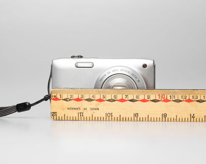 Nikon Coolpix S5300 16MP digicam w/ 64GB SD card + battery + charger (serial 300474121)