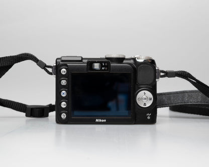 Nikon Coolpix P5000 digicam w/ charger + battery + 8GB card + manual
