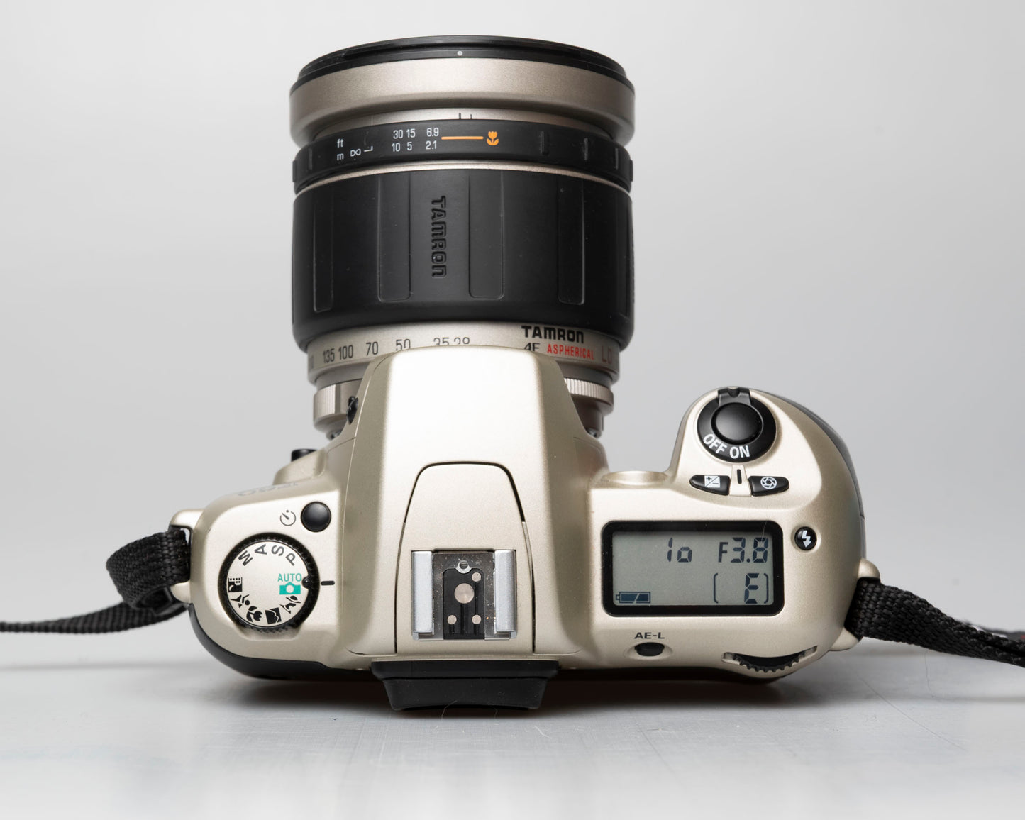 Nikon F60 35mm film SLR w/ AF Tamron 28-20mm lens (serial 2281992)