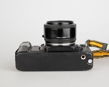 Nikon N2020 35mm film SLR w/ AF Nikkor 50mm f1.8 lens (serial 5387168)