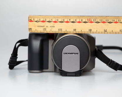 Olympus IS-30 DLX 'bridge' 35mm film SLR with 28-110 lens (serial 118384)