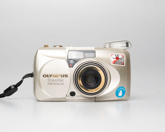 Appareil photo Olympus Stylus Epic Zoom 170 Deluxe 35mm avec étui (série 4247611) | film🎞 testé
