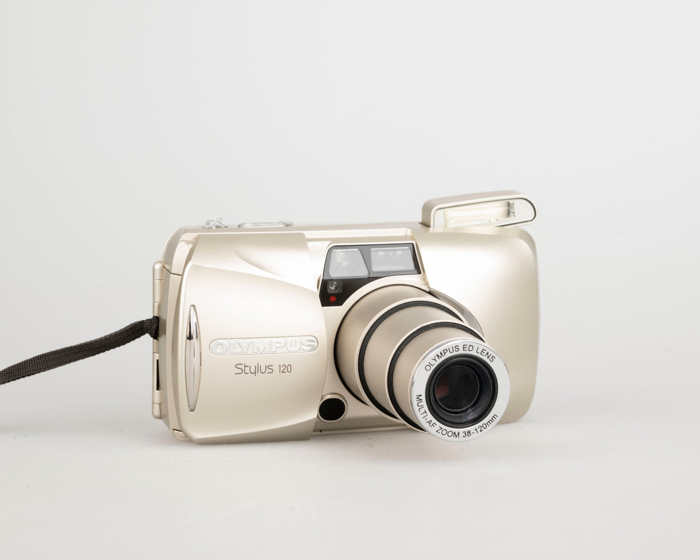 Olympus Stylus 120 (aka mju-III 120) 35mm film camera w/ case (serial 4740279)