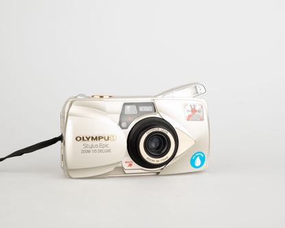 Appareil photo Olympus Stylus Epic Zoom 115 Deluxe 35 mm avec étui (série 3118245)
