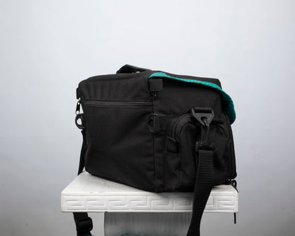 Grand sac d'équipement photo Optex noir et vert
