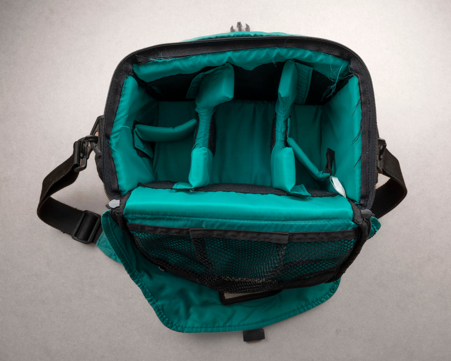 Grand sac d'équipement photo Optex noir et vert