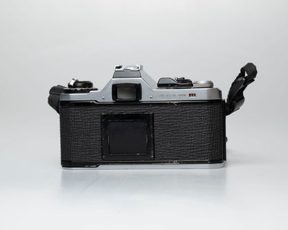 Pentax ME 35mm SLR w/ SMC Pentax M 50mm f2 lens (serial 3704402)