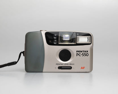 Pentax PC-550 35mm camera (serial 5553729)