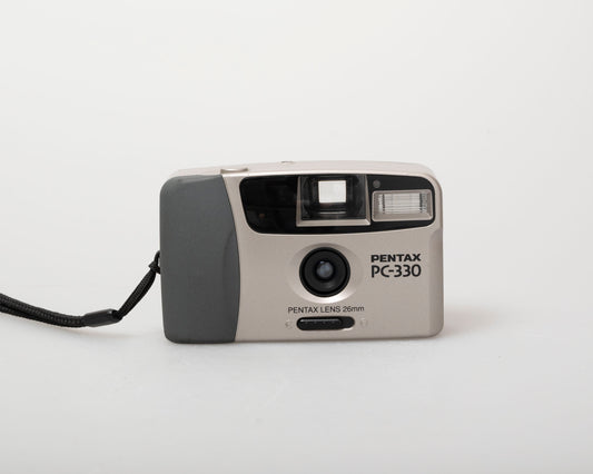 Pentax PC-330 35mm camera w/ case (serial 5421634)