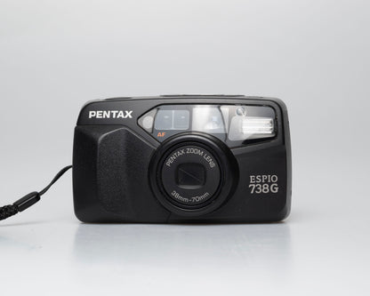 Pentax Espio 738G 35mm camera w/ case (serial 1628781)