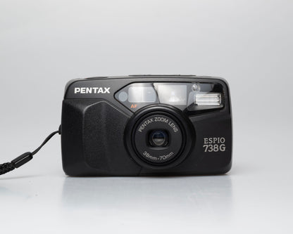 Pentax Espio 738G 35mm camera w/ case (serial 1628781)