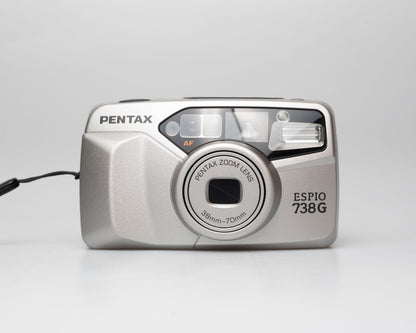 Appareil photo Pentax Espio 738G 35mm avec étui (série 9418397)