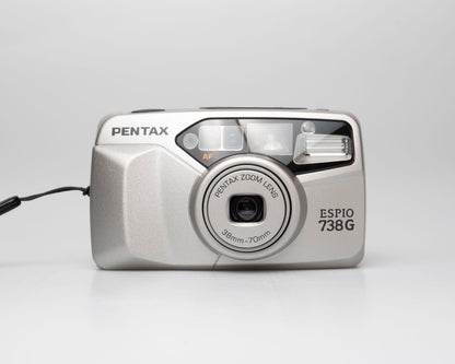 Appareil photo Pentax Espio 738G 35mm avec étui (série 9418397)