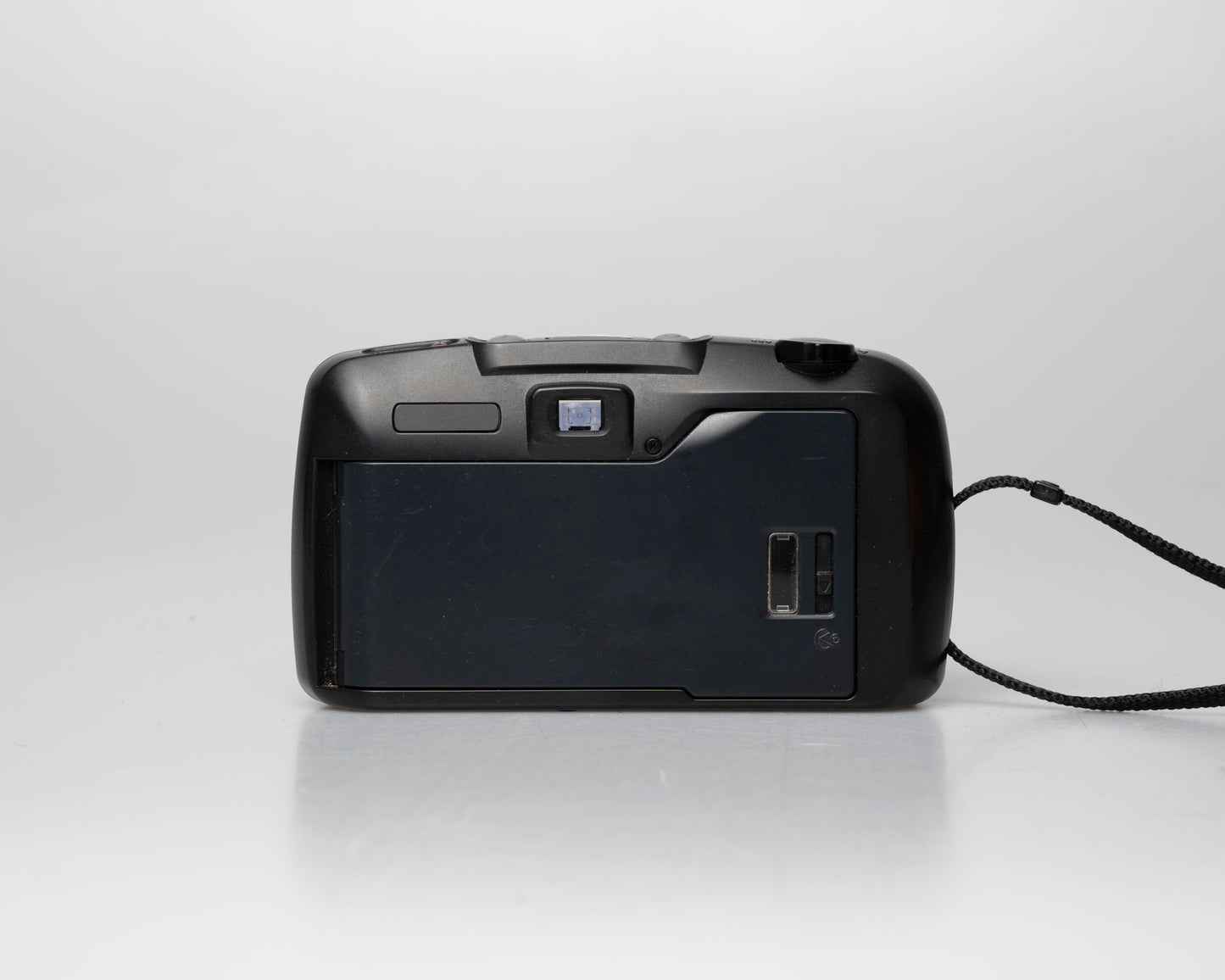 Pentax Espio 738 (aka IQZoom Ezy) compact 35mm film point-and-shoot camera; back