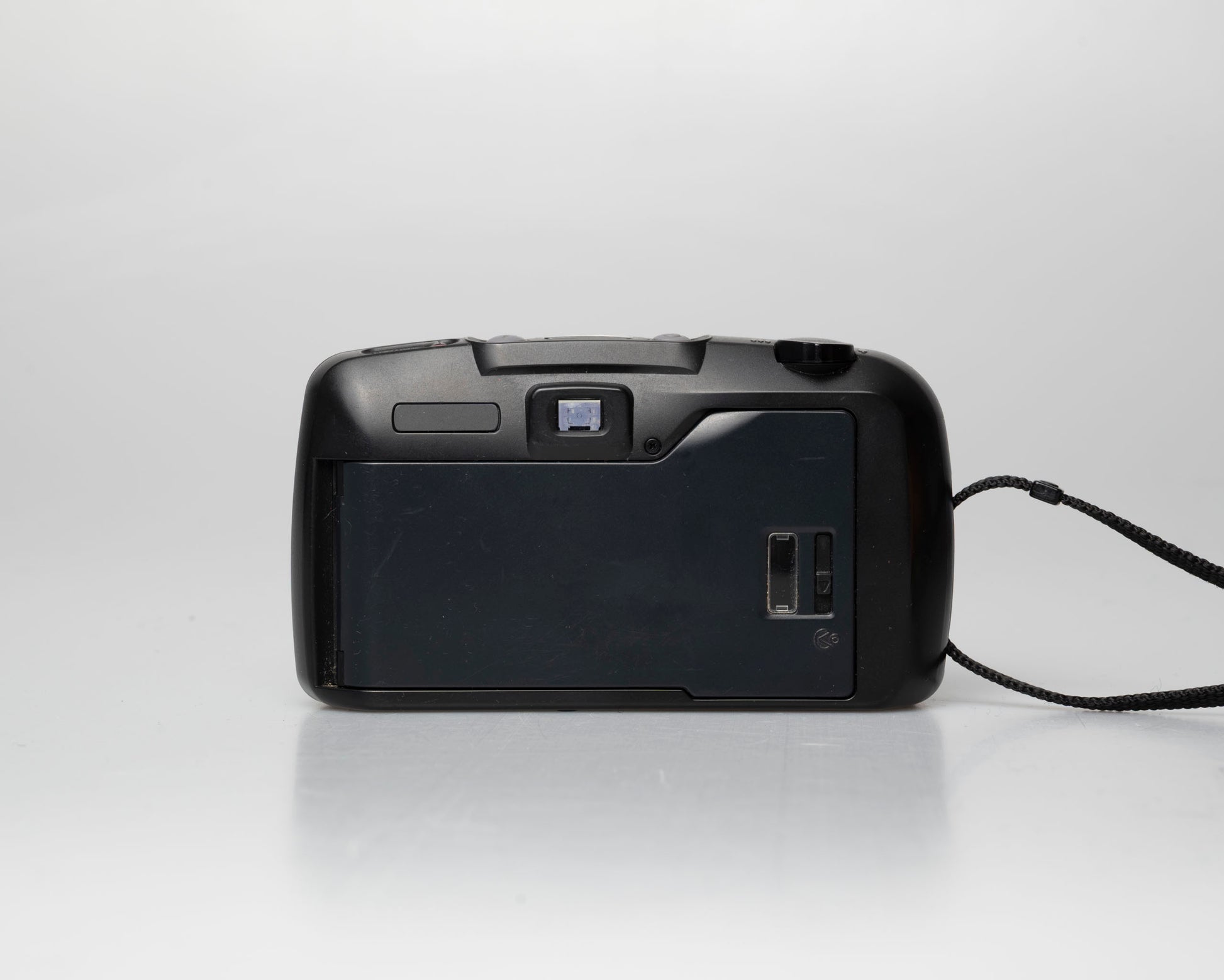 Pentax Espio 738 (aka IQZoom Ezy) compact 35mm film point-and-shoot camera; back