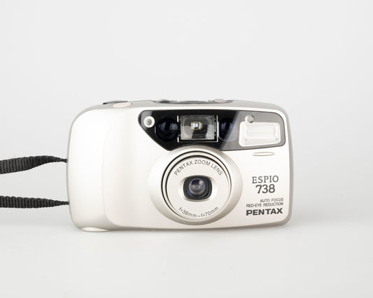 Pentax Espio 738 35mm camera w/ case (serial 6852825)