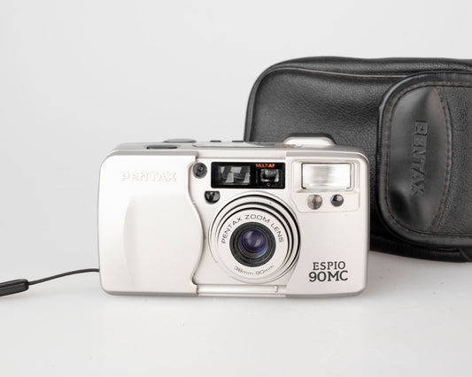 Pentax Espio 90MC ultra-compact 35mm camera w/ case (serial 9136785)