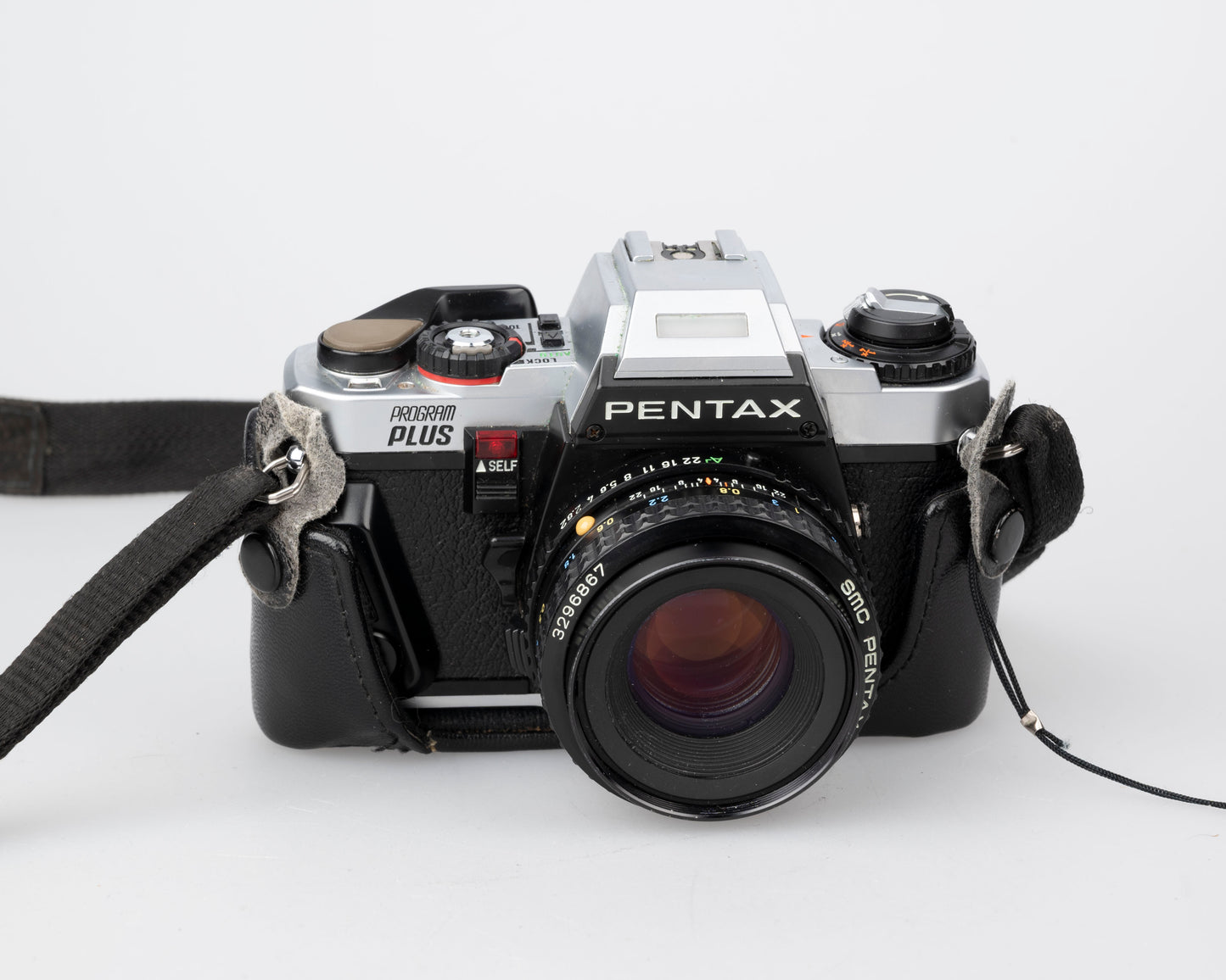 Reflex Pentax Program Plus 35 mm avec objectif 50 mm f2 + étui toujours prêt