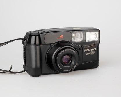 Pentax Zoom90 35mm camera w/ case (serial 8518744)