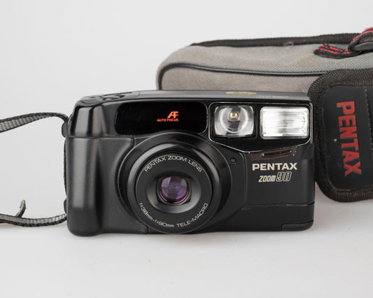 Pentax Zoom90 35mm camera w/ case (serial 8518744)