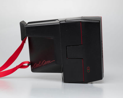 Red Polaroid 600 Cool Cam instant camera (serial B1W00700VH)