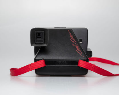 Red Polaroid 600 Cool Cam instant camera (serial B1W00700VH)