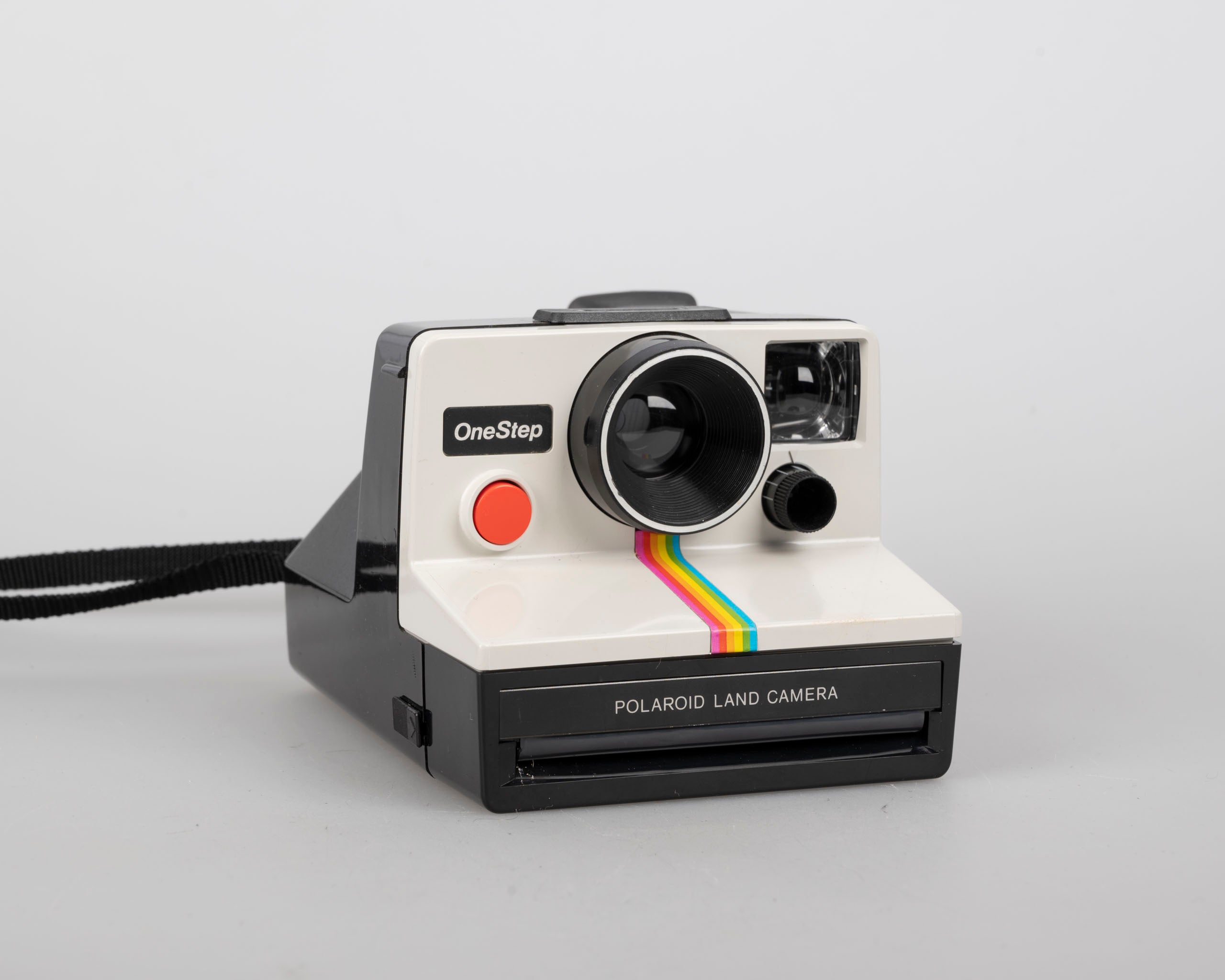 Vintage Polaroid SX-70 OneStep Rainbow Stripe Land Camera - Tested & Working!