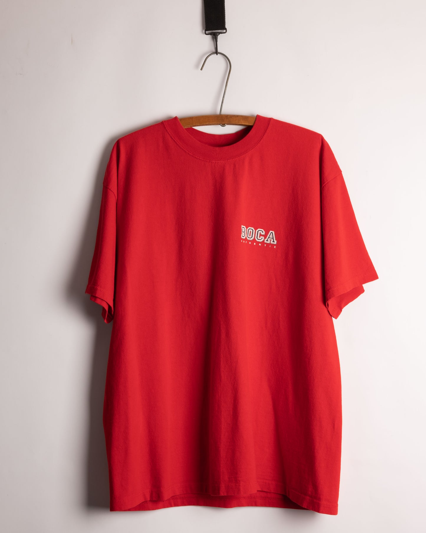 BOCA t-shirt made in Canada red cotton