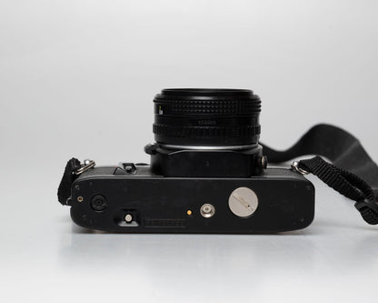 Ricoh KR-10 Super 35mm SLR camera + Rikenon P 50mm 1:2 lens