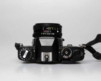 Ricoh KR-10 Super 35mm SLR camera + Rikenon P 50mm 1:2 lens