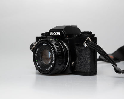 Ricoh KR-10 Super 35mm SLR camera + Rikenon P 50mm 1:2 lens