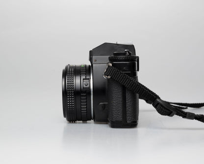 Ricoh KR-10 Super 35mm SLR camera + Rikenon P 50mm 1:2 lens