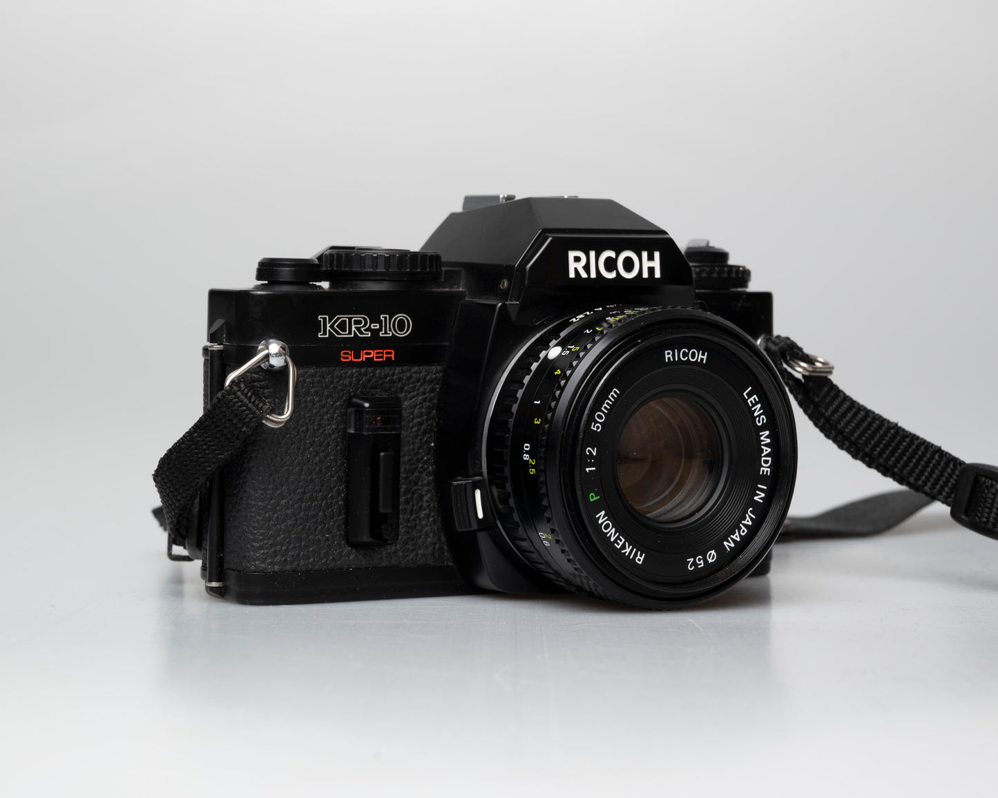 Ricoh KR-10 Super 35mm SLR camera + Rikenon P 50mm 1:2 lens