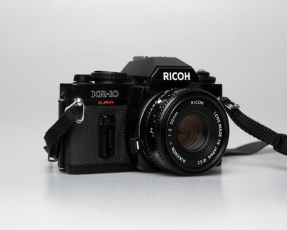 Ricoh KR-10 Super 35mm SLR camera + Rikenon P 50mm 1:2 lens