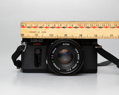 Ricoh KR-10 Super 35mm SLR camera + Rikenon P 50mm 1:2 lens