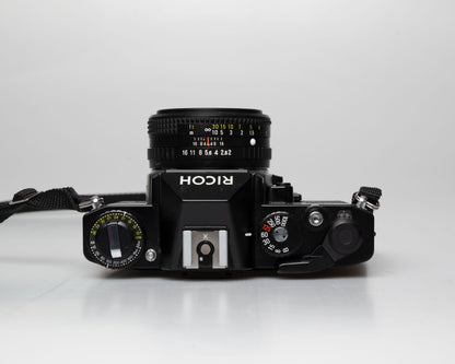 Ricoh KR-5 Super 35mm SLR w/ Rikenon 50mm 1:2 lens