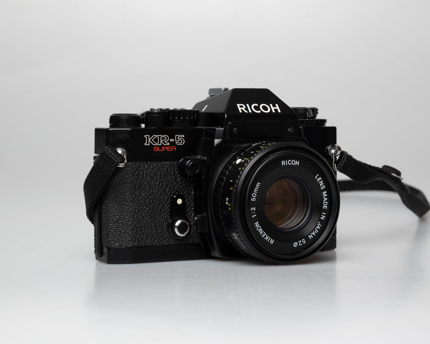 Ricoh KR-5 Super 35mm SLR w/ Rikenon 50mm 1:2 lens