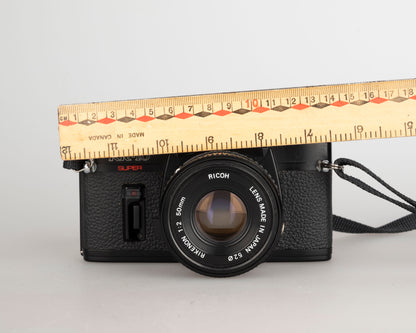 Ricoh KR-10 Super 35mm SLR camera + Rikenon 50mm 1:2 lens (serial 79408046)