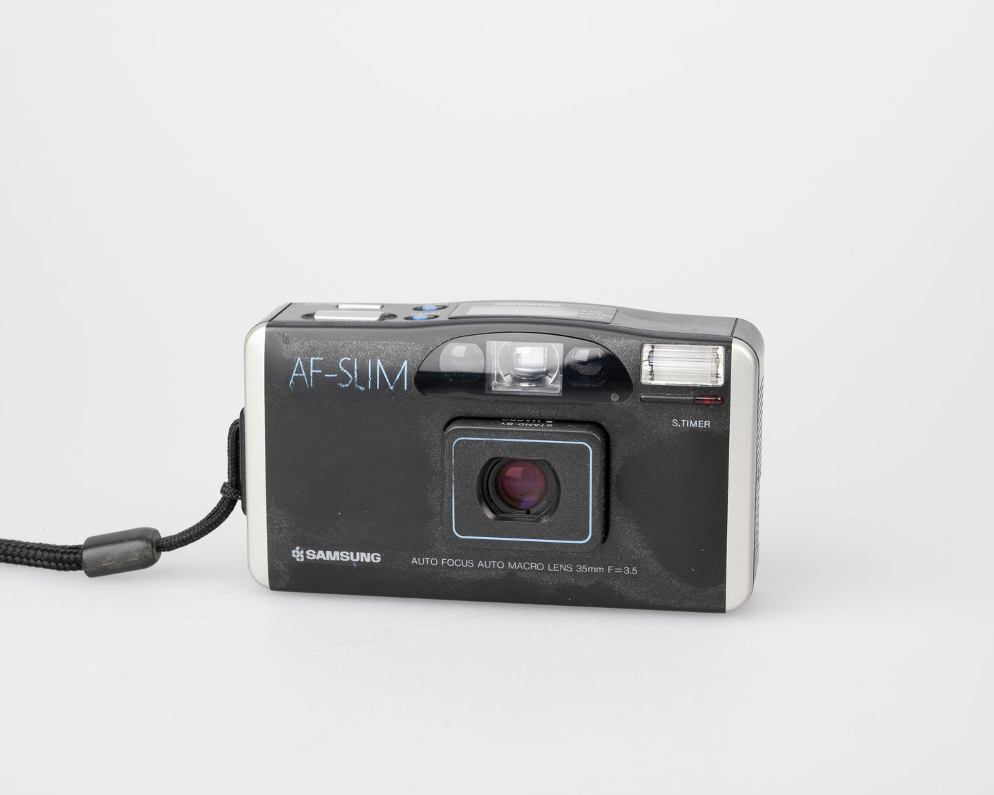 Appareil photo argentique Samsung AF Slim 35 mm avec étui