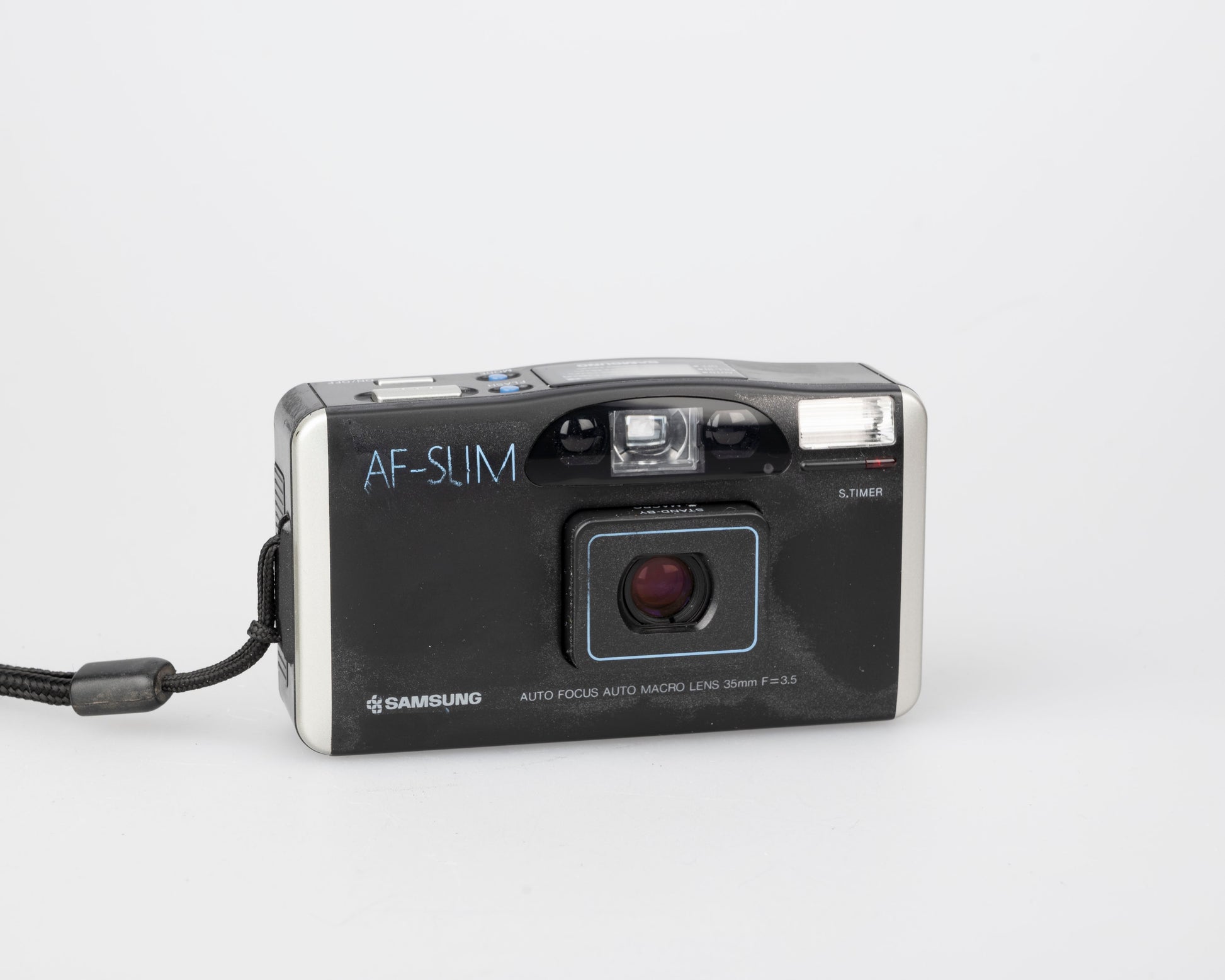 Samsung AF Slim 35mm film camera w/ case – New Wave Pool