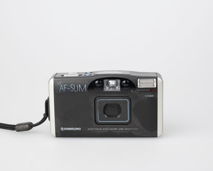 Appareil photo argentique Samsung AF Slim 35 mm avec étui