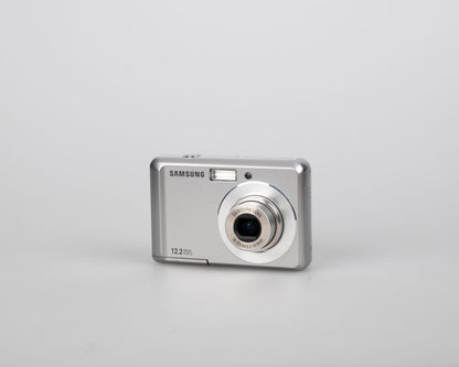 Appareil photo numérique à capteur CCD Samsung ES17 12,2 MP (utilise des piles AA + des cartes SD)