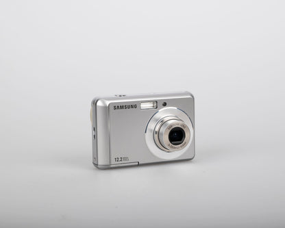 Appareil photo numérique à capteur CCD Samsung ES17 12,2 MP (utilise des piles AA + des cartes SD)