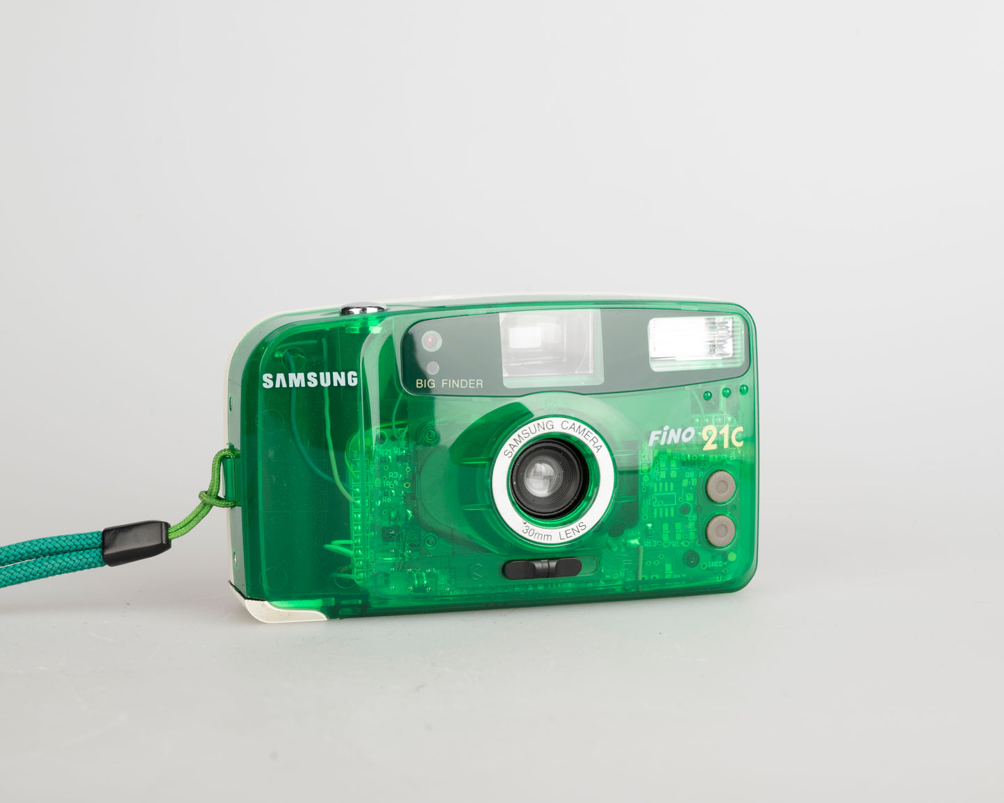 Samsung Fino 21C compact wide 35mm film camera w/ case