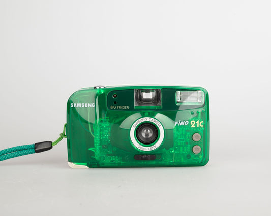 Samsung Fino 21C compact wide 35mm film camera w/ case