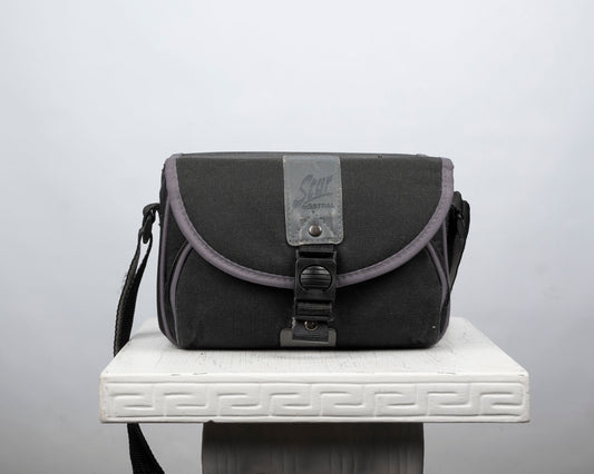 Star by Astral black and grey mid-sized camera bag