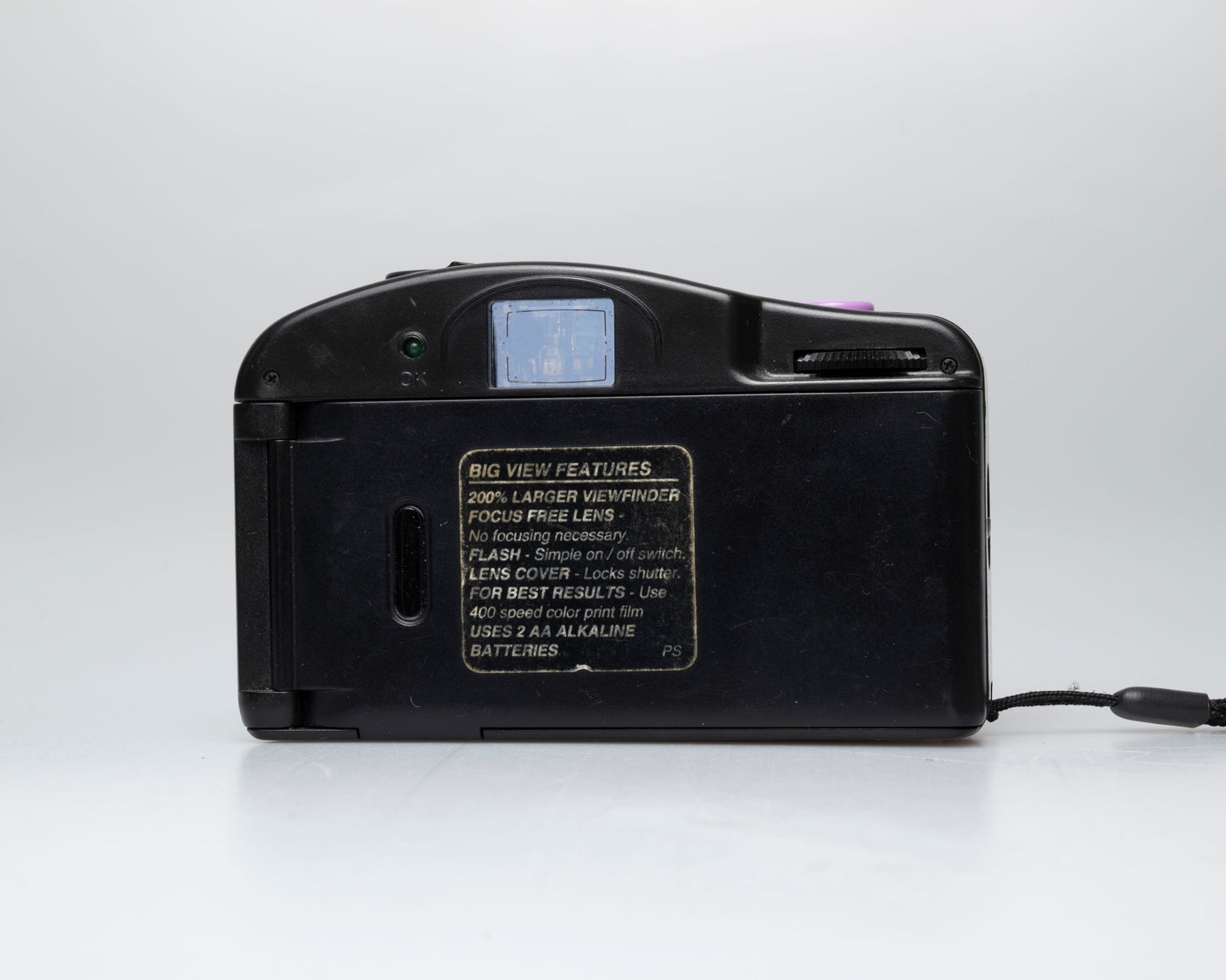 Caméra Vivitar EZ Point 'n' Shoot Big View 35mm (numéro de série HICD)