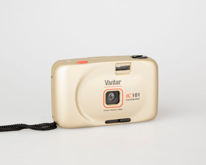 Appareil photo Vivitar IC 101 Panorama 35 mm avec boîte et étui d'origine