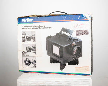 Vivitar UVC-1 Universal Slide/Movie/4x6" Print capture unit w/ original box + accessories